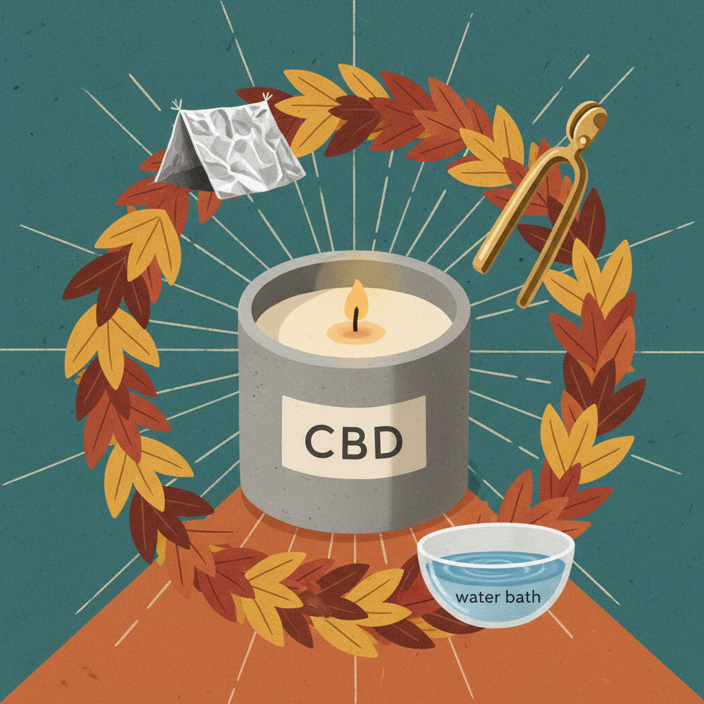 How to Fix a Tunnelling CBD Candle That Won't Stay Lit: A UK Autumn Troubleshooting Guide