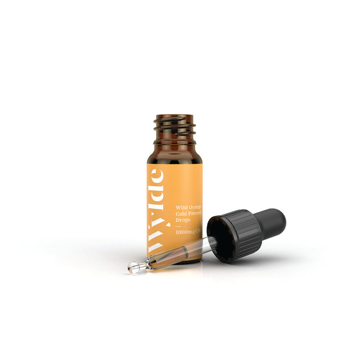 Wild Orange Cold Pressed 1000mg CBD Oil - 10ml
