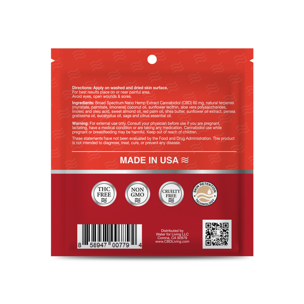 CBD Living Topical Patch 60mg