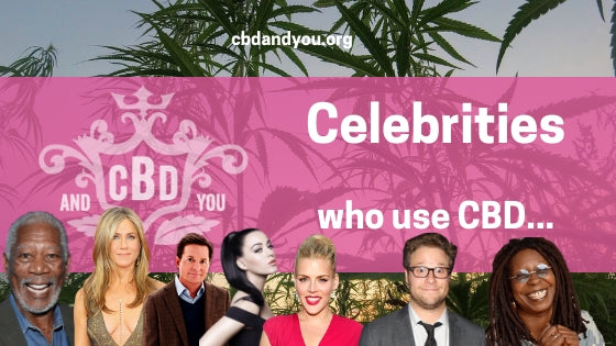 Celebrities who use CBD...