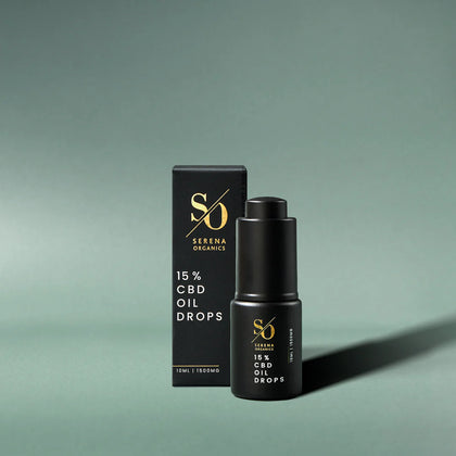 Serena Organics Broad‑Spectrum 15% CBD Oil Drops