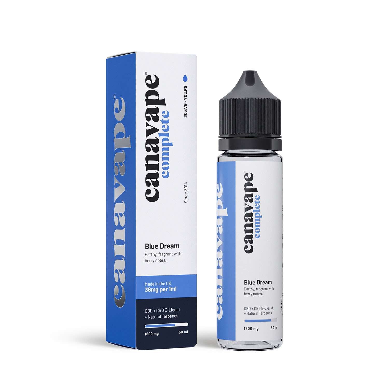Canavape Blue Dream Complete CBD E-Liquid 1800mg / 50ml