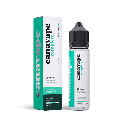 Canavape OG Kush Complete CBD E-Liquid 1800mg / 50ml