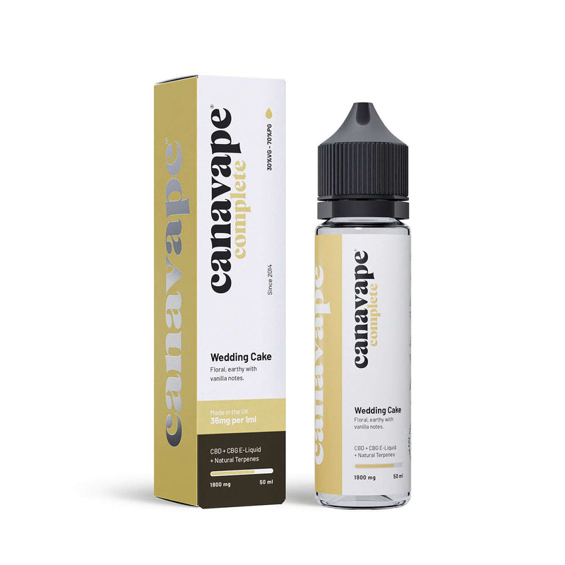 Canavape Wedding Cake Complete CBD E-Liquid 1800mg / 50ml