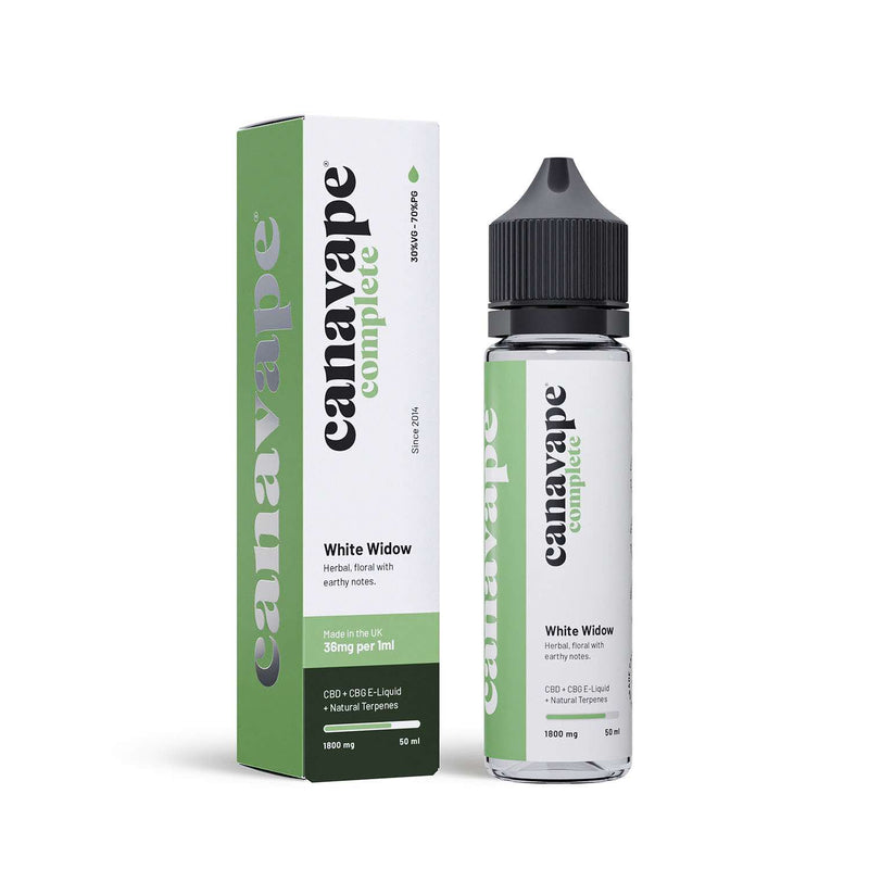 Canavape White Widow Complete CBD E-Liquid 1800mg / 50ml
