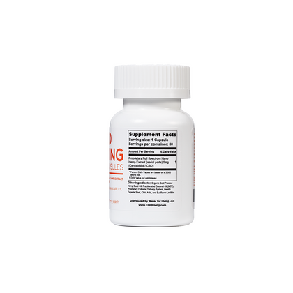 CBD Living 5 MG - 30 Count Gel Capsules 150 MG