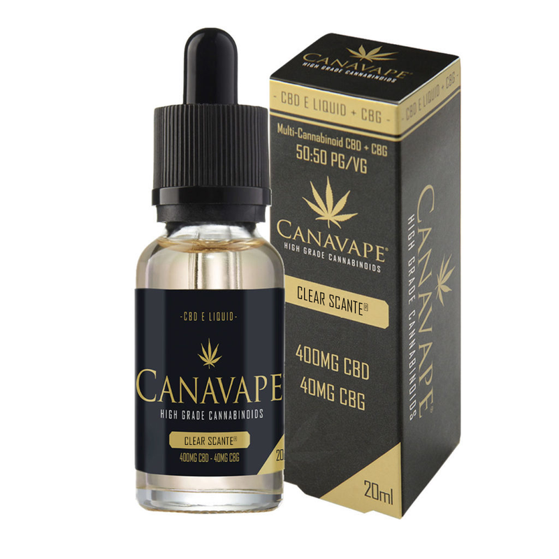 Canavape Clear Scante CBD 400mg + CBG 40mg 20ml