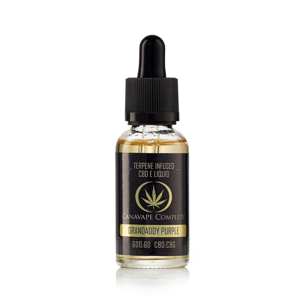 Canavape Complete Grand Daddy Purple CBD 600mg + CBG 60mg 30ml