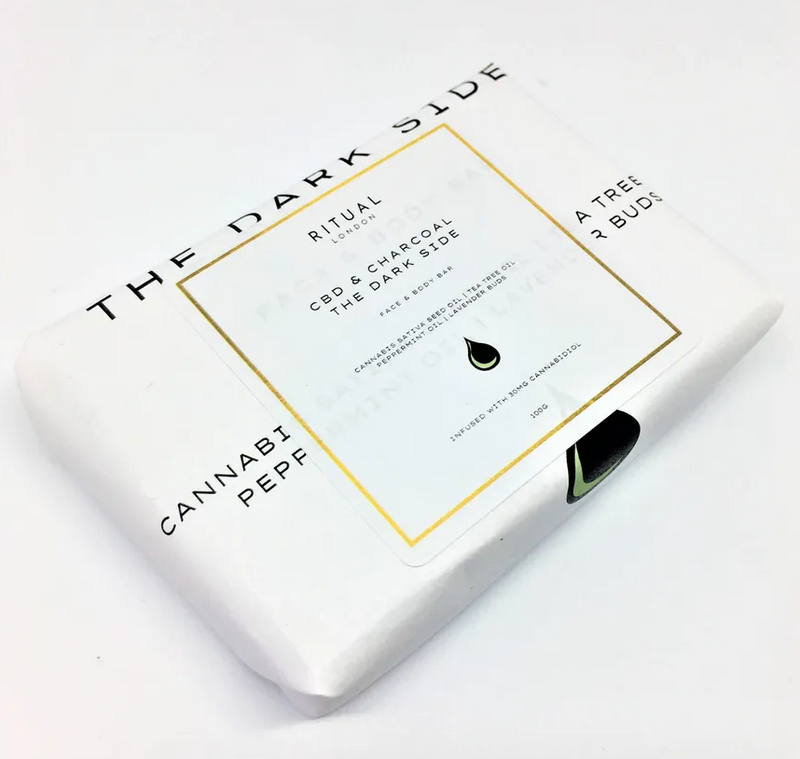 Ritual London - The Dake Side CBD & Charcoal Face & Body Soap Bar 30mg