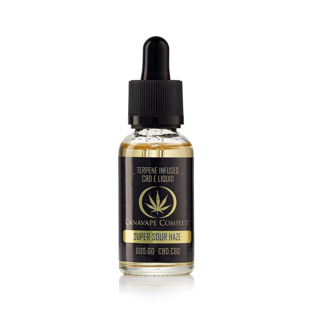 Canavape Complete Super Sour Haze CBD 600mg + CBG 60mg 30ml