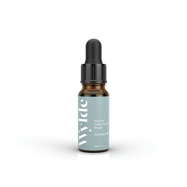 Natural Cold Pressed Drops 1000mg CBD Oil - 10ml