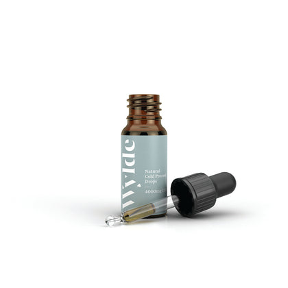 Natural Cold Pressed Drops 4000mg CBD Oil - 10ml